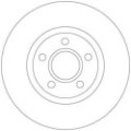 TRW Bremsscheibe DF4424