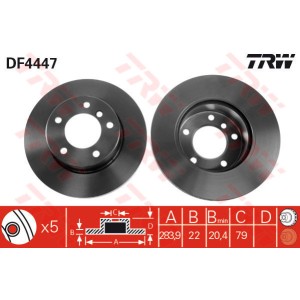 TRW Bremsscheibe DF4447