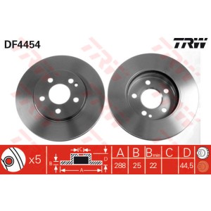 TRW Bremsscheibe DF4454
