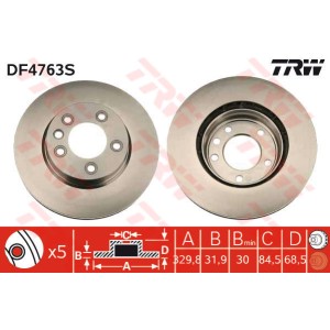 TRW Bremsscheibe DF4763S