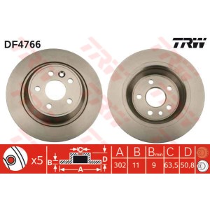 TRW Bremsscheibe DF4766