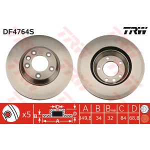 TRW Bremsscheibe DF4764S