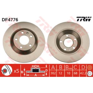 TRW Bremsscheibe DF4776