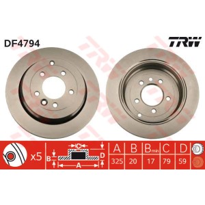 TRW Bremsscheibe DF4794