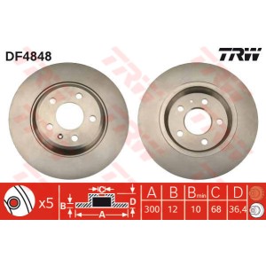 TRW Bremsscheibe DF4848