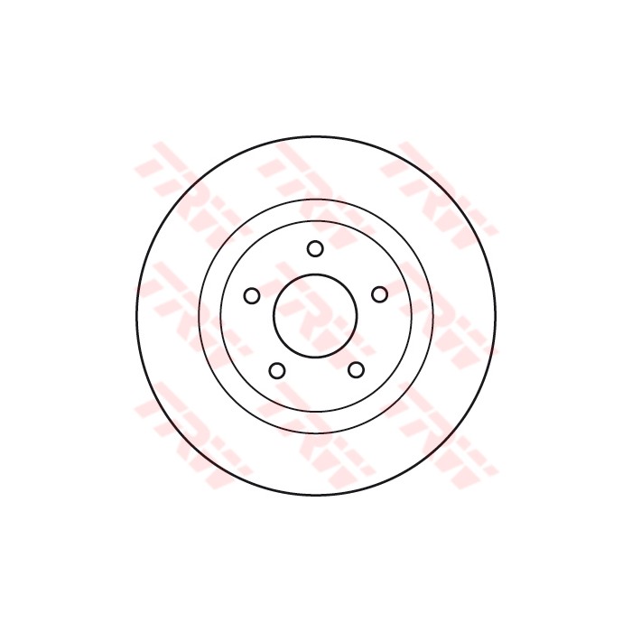 TRW Bremsscheibe DF4964