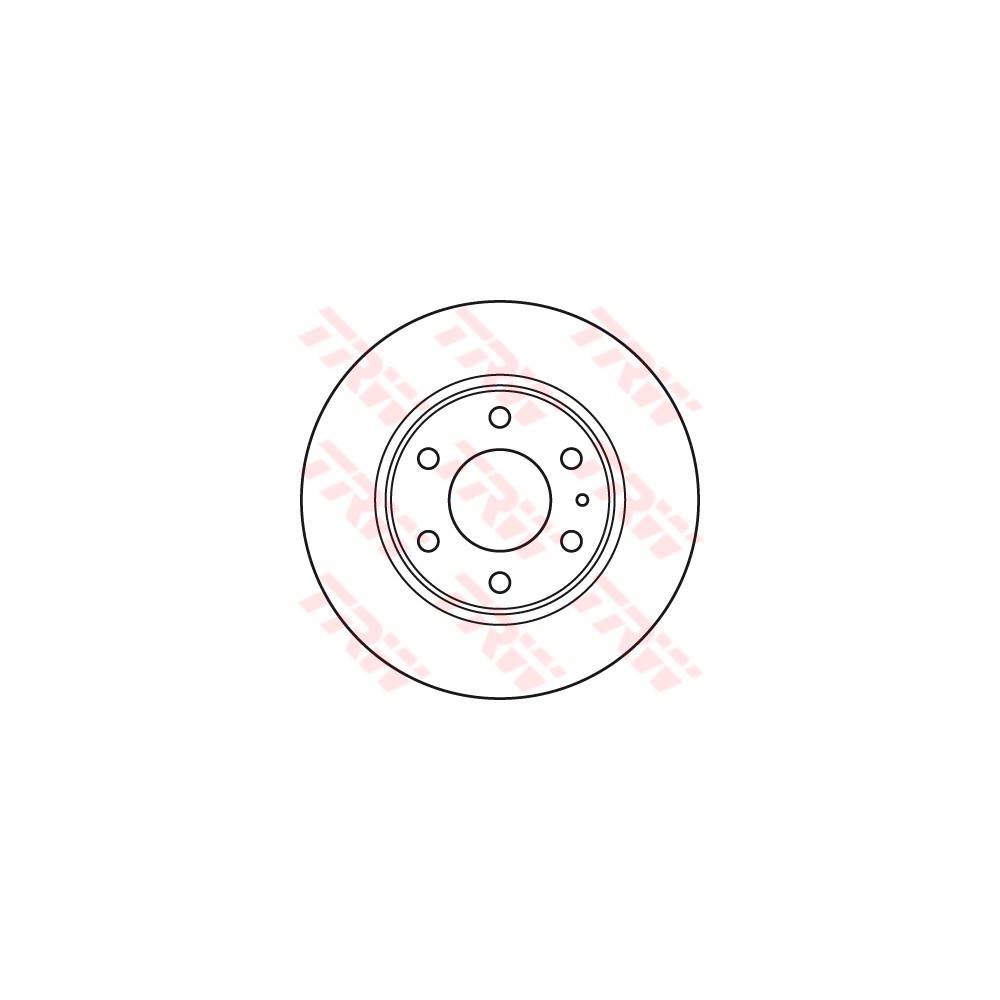 TRW Bremsscheibe DF4988S