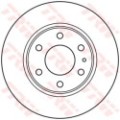 TRW Bremsscheibe DF4988S