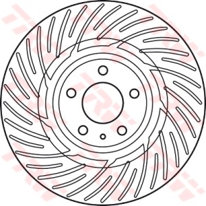 TRW Bremsscheibe DF6014S