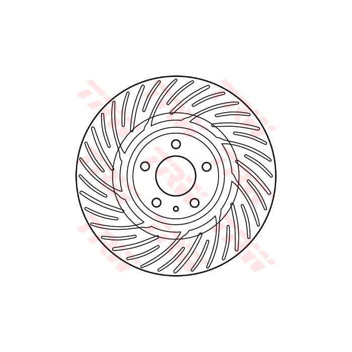 TRW Bremsscheibe DF6014S