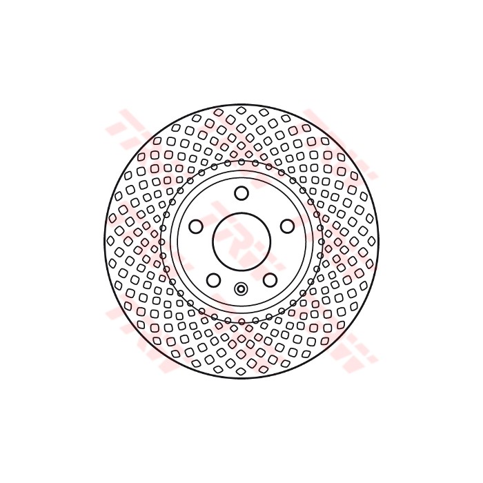 TRW Bremsscheibe DF6015S