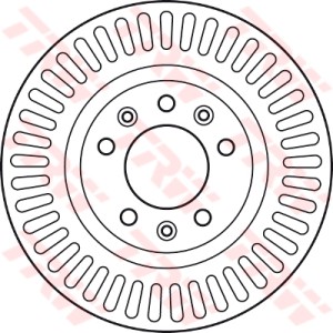 TRW Bremsscheibe DF6020S