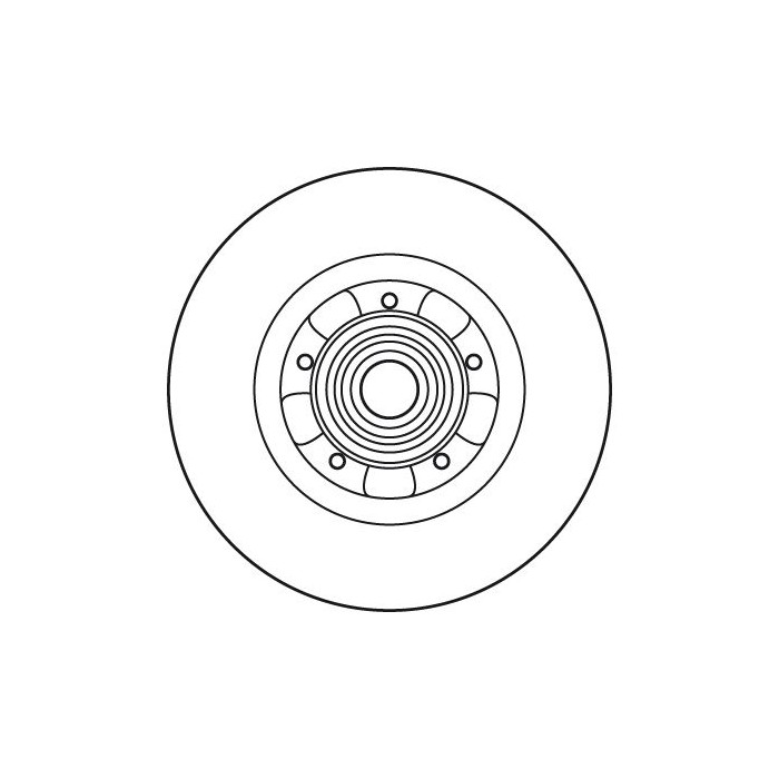 TRW Bremsscheibe DF6043BS