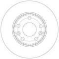 TRW Bremsscheibe DF6072