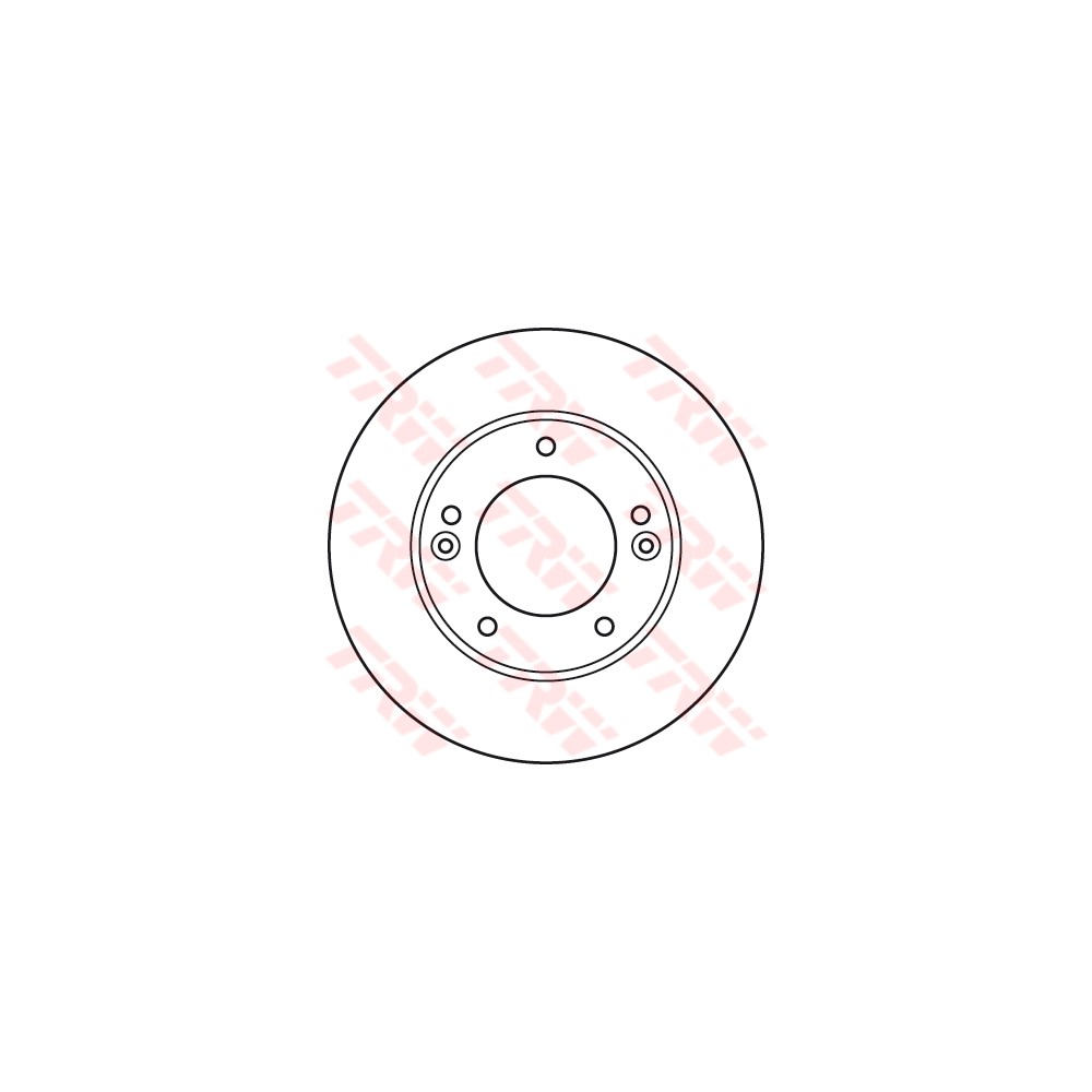 TRW Bremsscheibe DF6081S