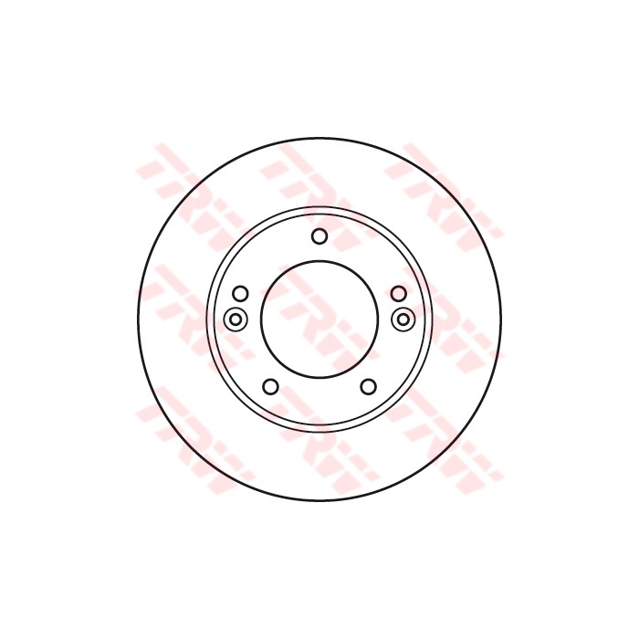 TRW Bremsscheibe DF6081S