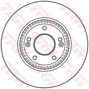 TRW Bremsscheibe DF6108S