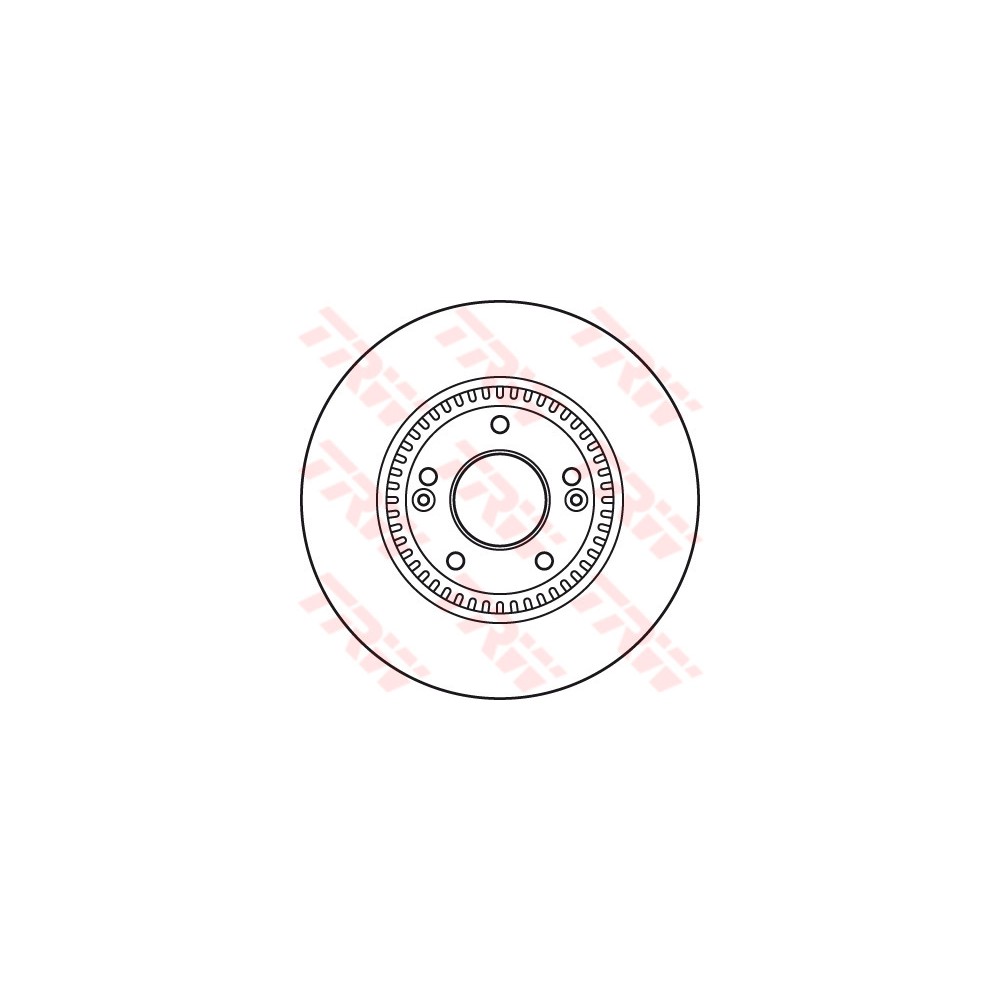 TRW Bremsscheibe DF6108S