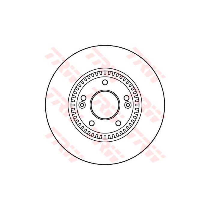 TRW Bremsscheibe DF6108S