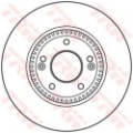 TRW Bremsscheibe DF6108S