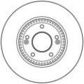 TRW Bremsscheibe DF6108S