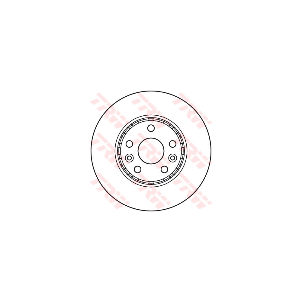 TRW Bremsscheibe DF6110