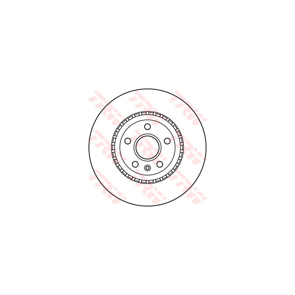 TRW Bremsscheibe DF6113S