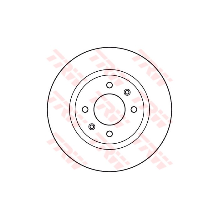 TRW Bremsscheibe DF6116