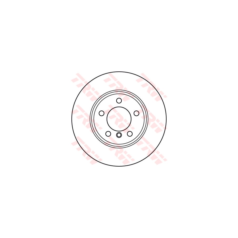 TRW Bremsscheibe DF6119S