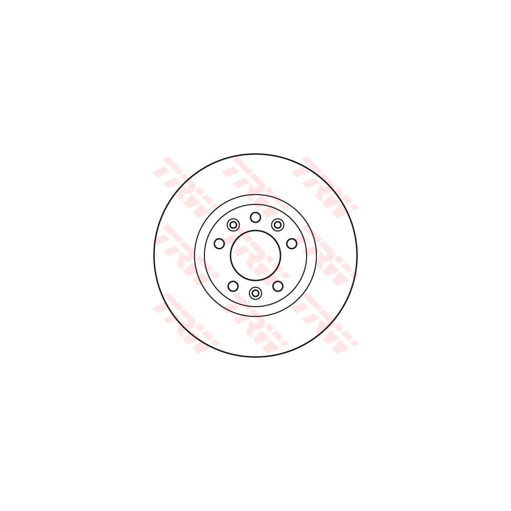 TRW Bremsscheibe DF6121