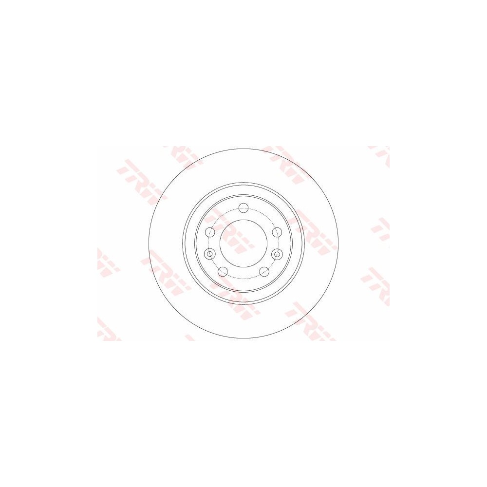 TRW Bremsscheibe DF6134