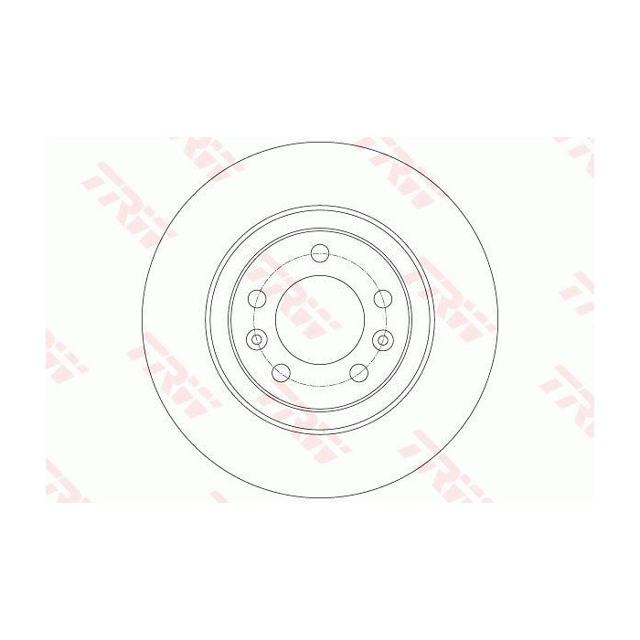 TRW Bremsscheibe DF6134
