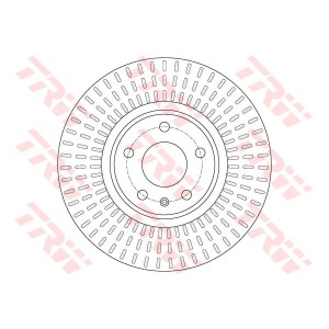 TRW Bremsscheibe DF6148