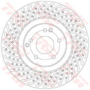 TRW Bremsscheibe DF6153S