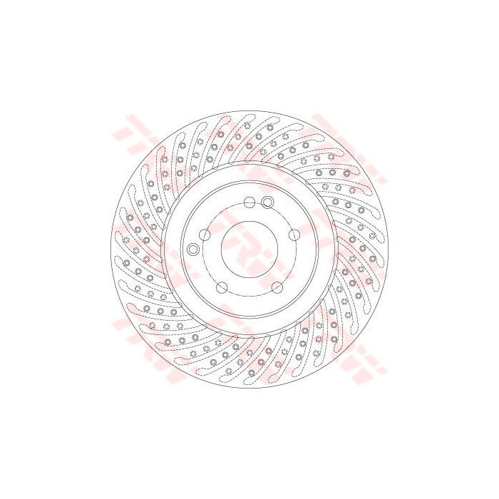 TRW Bremsscheibe DF6153S