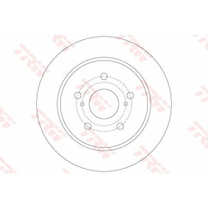 TRW Bremsscheibe DF6173