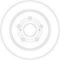 TRW Bremsscheibe DF6173