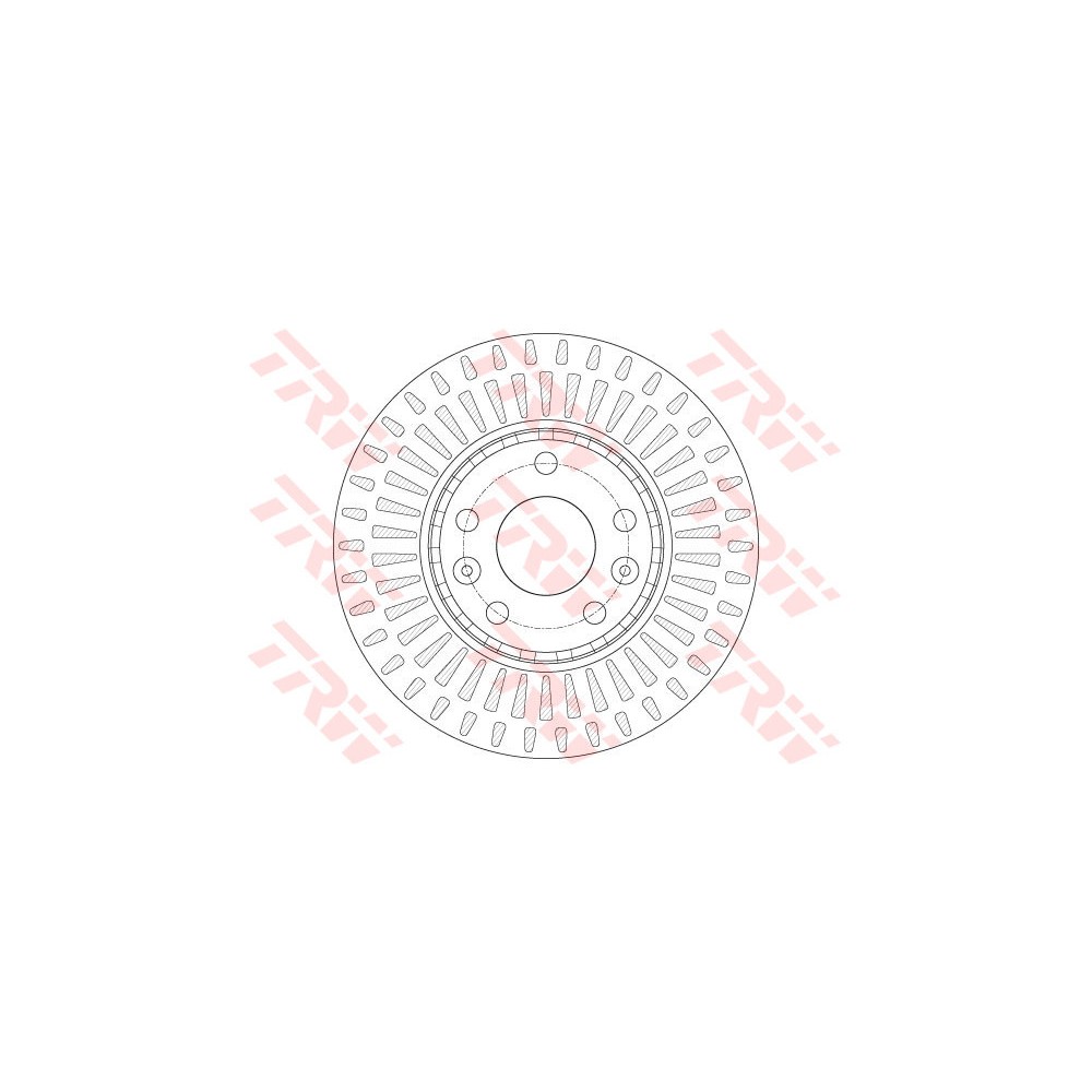 TRW Bremsscheibe DF6184