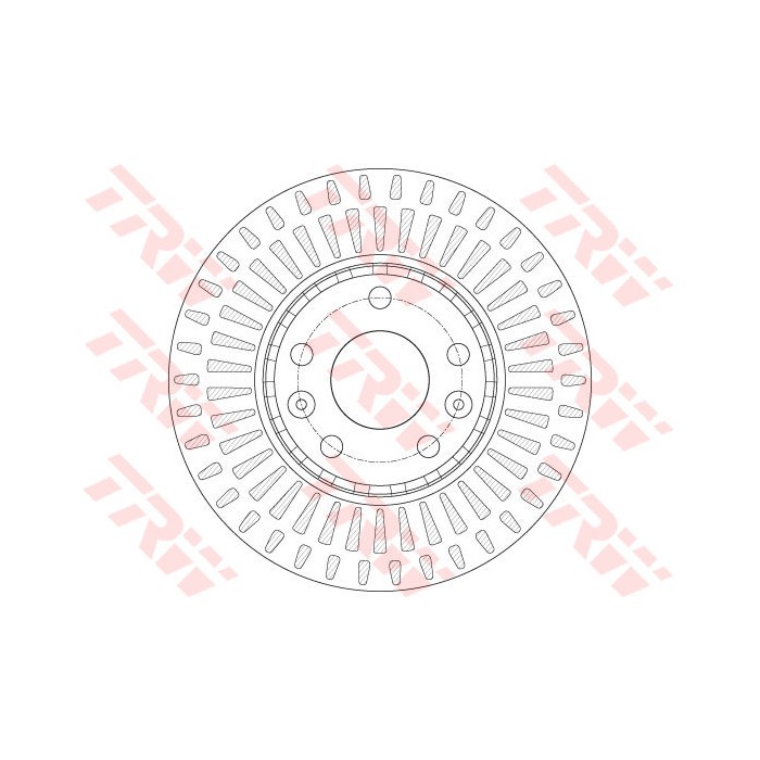 TRW Bremsscheibe DF6184