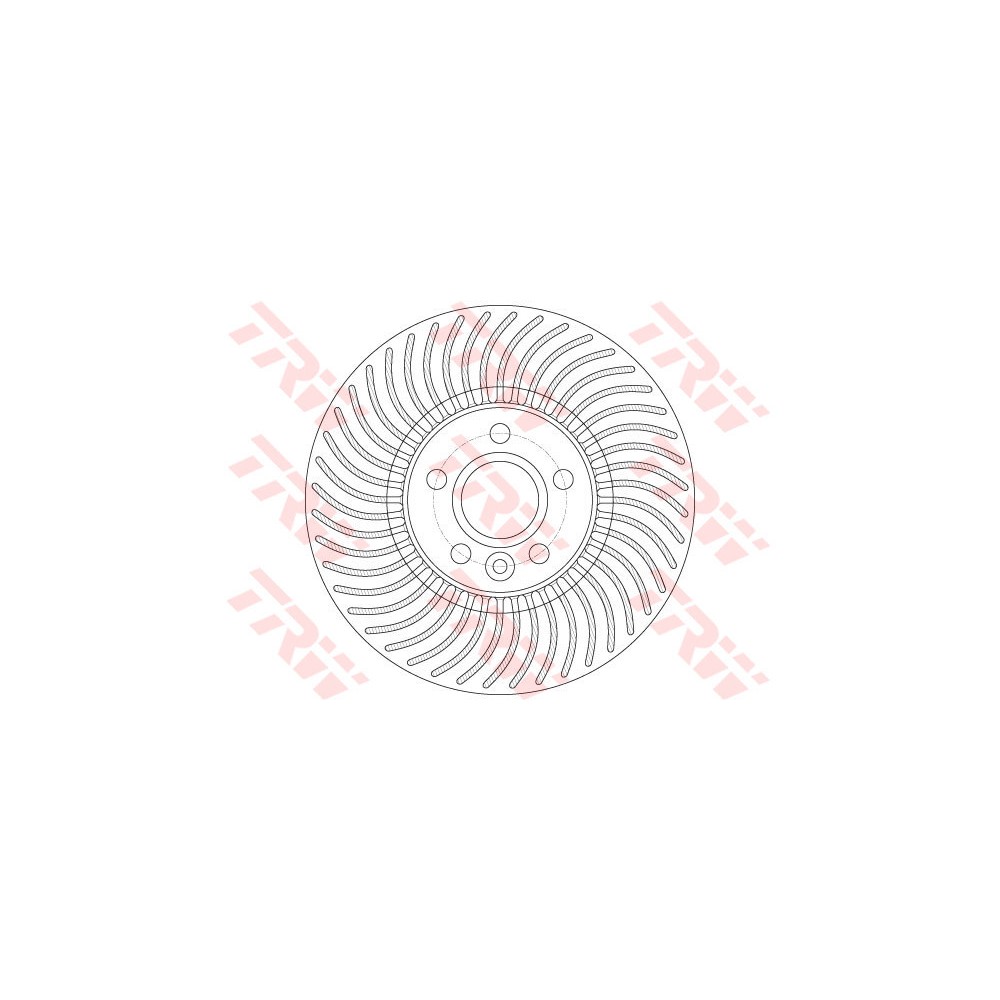 TRW Bremsscheibe DF6185S