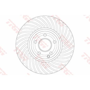 TRW Bremsscheibe DF6195S