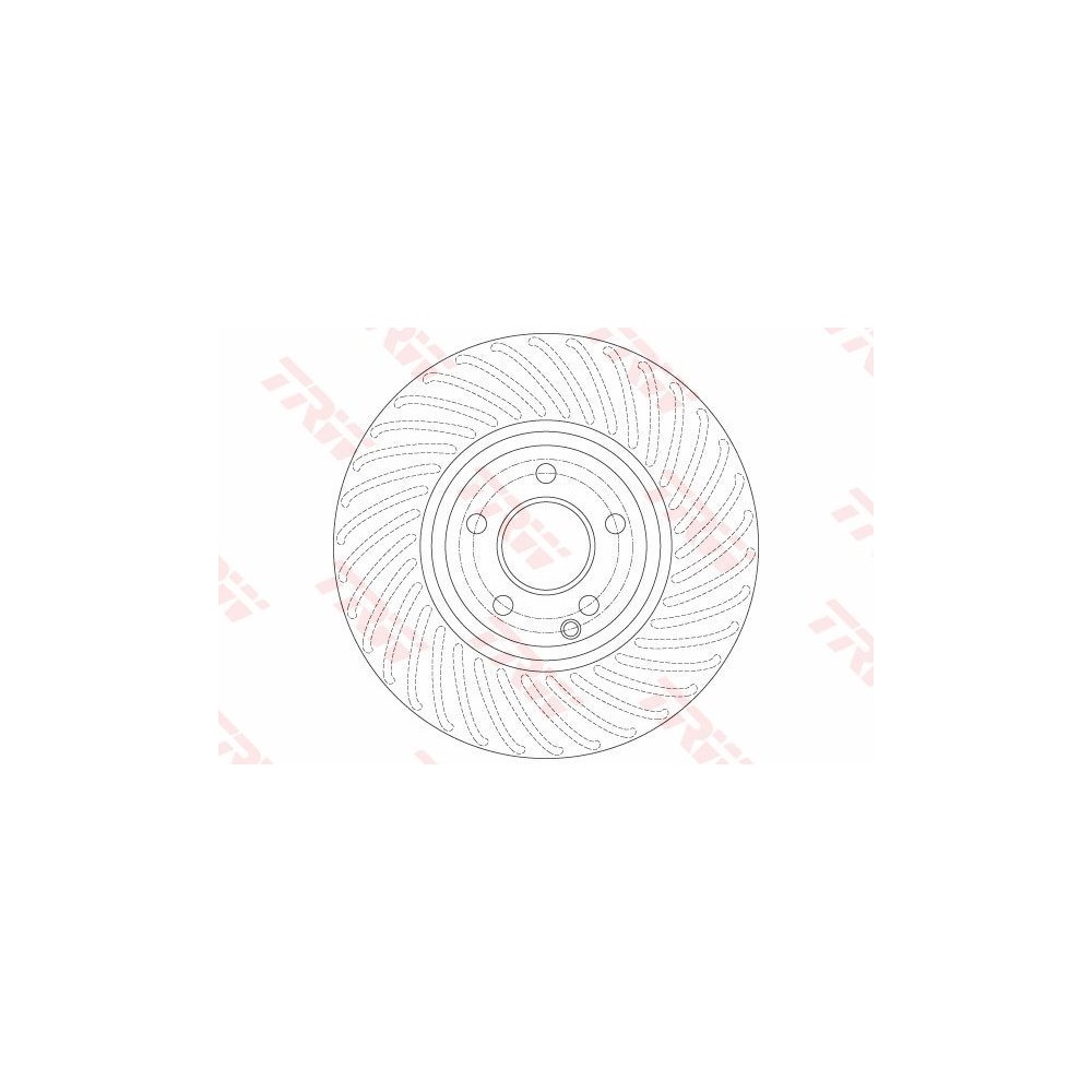 TRW Bremsscheibe DF6195S