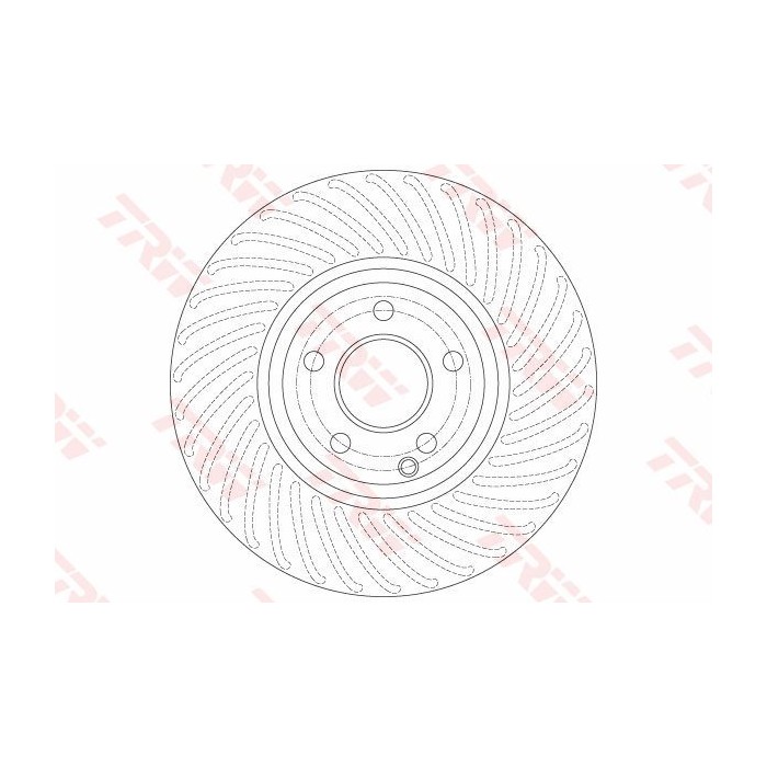 TRW Bremsscheibe DF6195S
