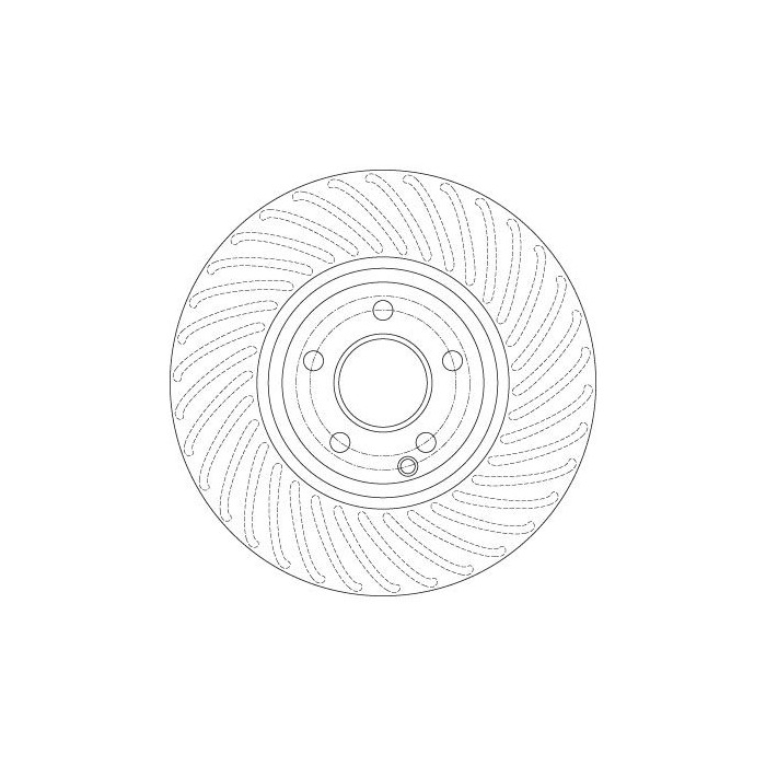 TRW Bremsscheibe DF6195S