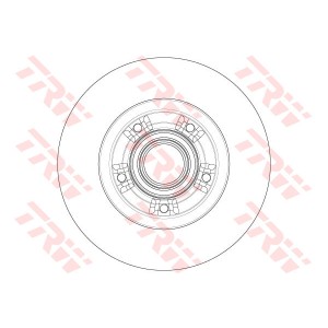TRW Bremsscheibe DF6203BS