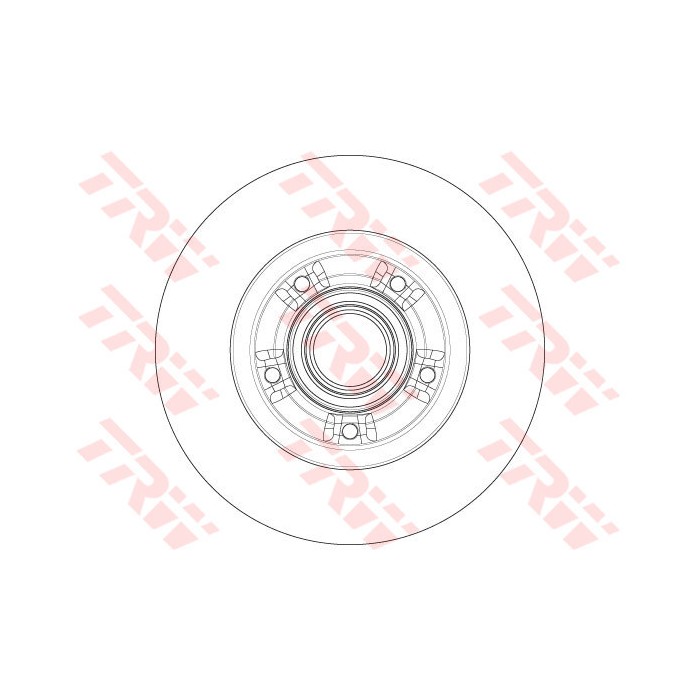 TRW Bremsscheibe DF6203BS