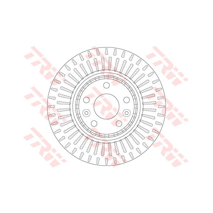 TRW Bremsscheibe DF6208S