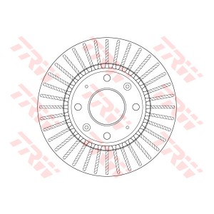 TRW Bremsscheibe DF6229