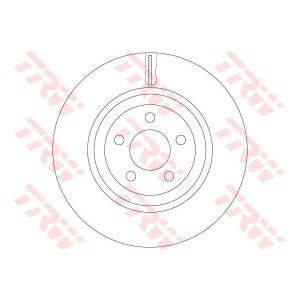 TRW Bremsscheibe DF6244S