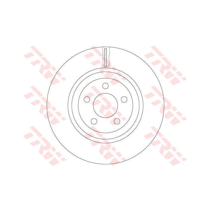 TRW Bremsscheibe DF6244S